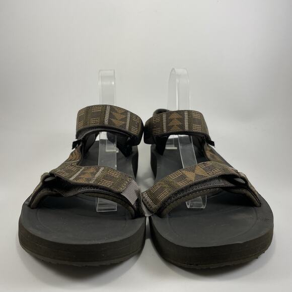 Teva Universal Original Premier Sandals Mens Size 11 Green Aztec Active Hiking - Picture 2 of 9